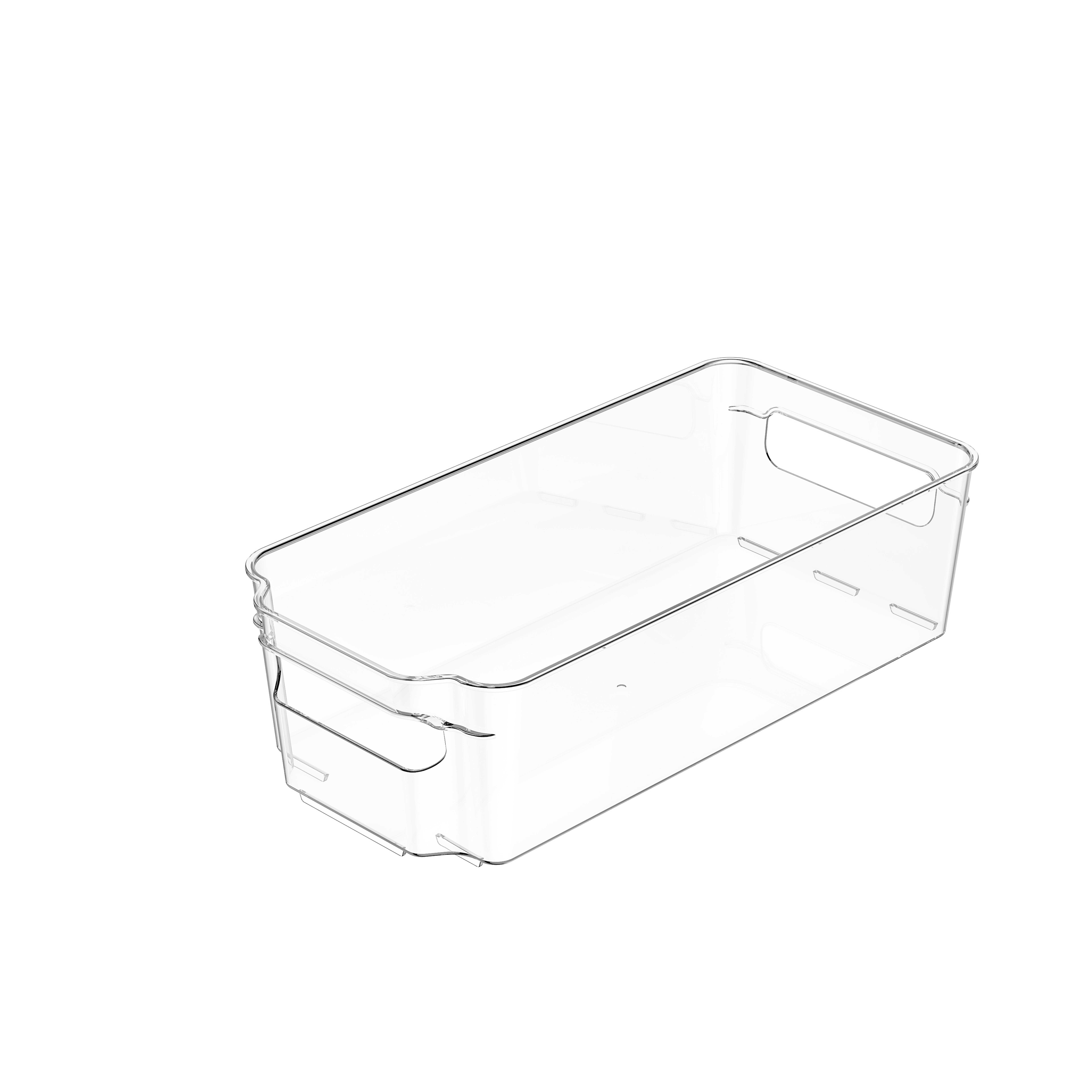 হ্যান্ডলগুলিতে মাঝারি ফ্রিজ বিন