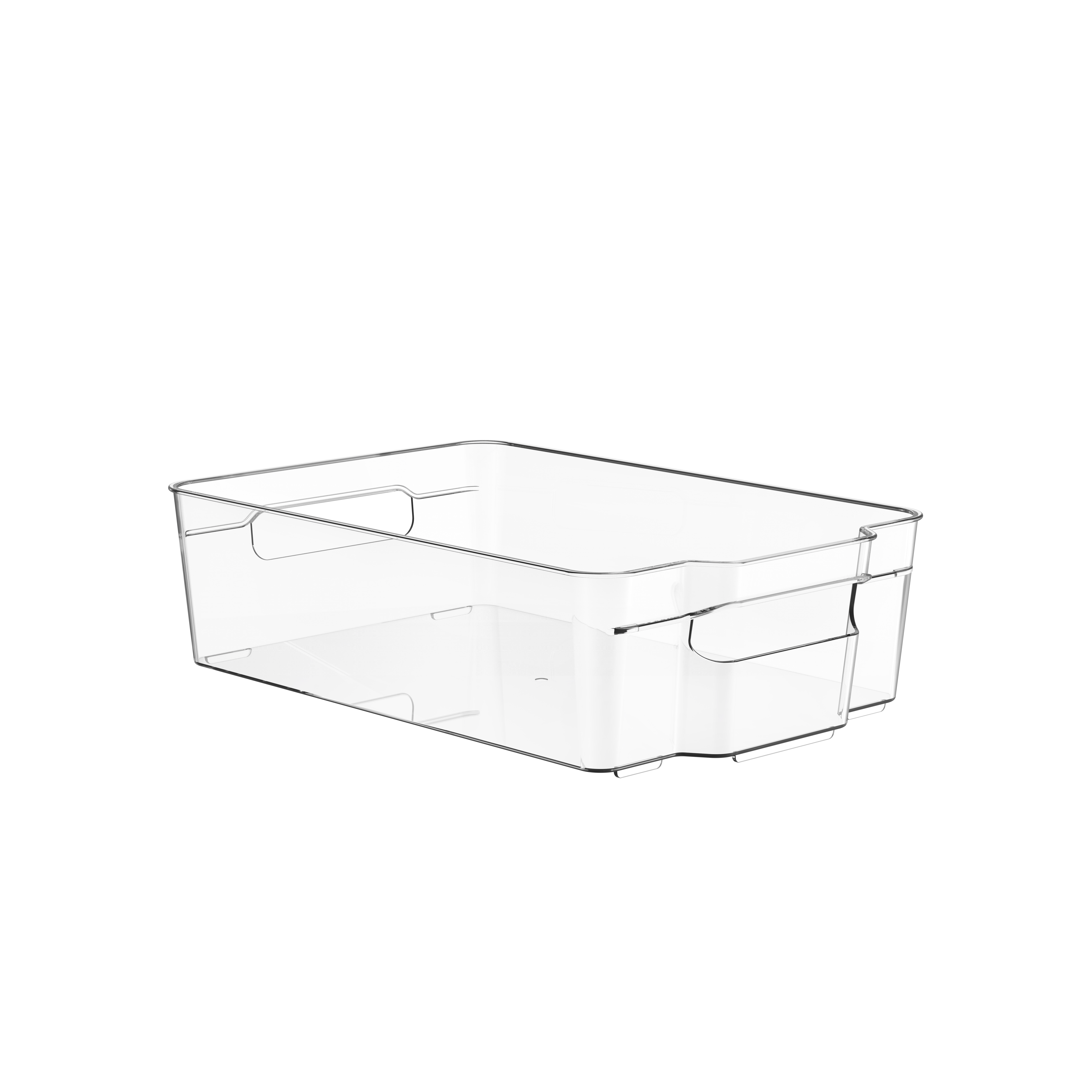 হ্যান্ডল সহ বড় ফ্রিজ বিন